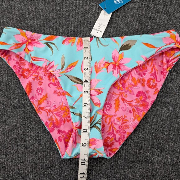 CUPSHE Bikini Bottom M Multicolor Floral Swimwear - Picture 8 of 10